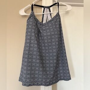 Kona Sol Navy Racerback Tankini Swim Top